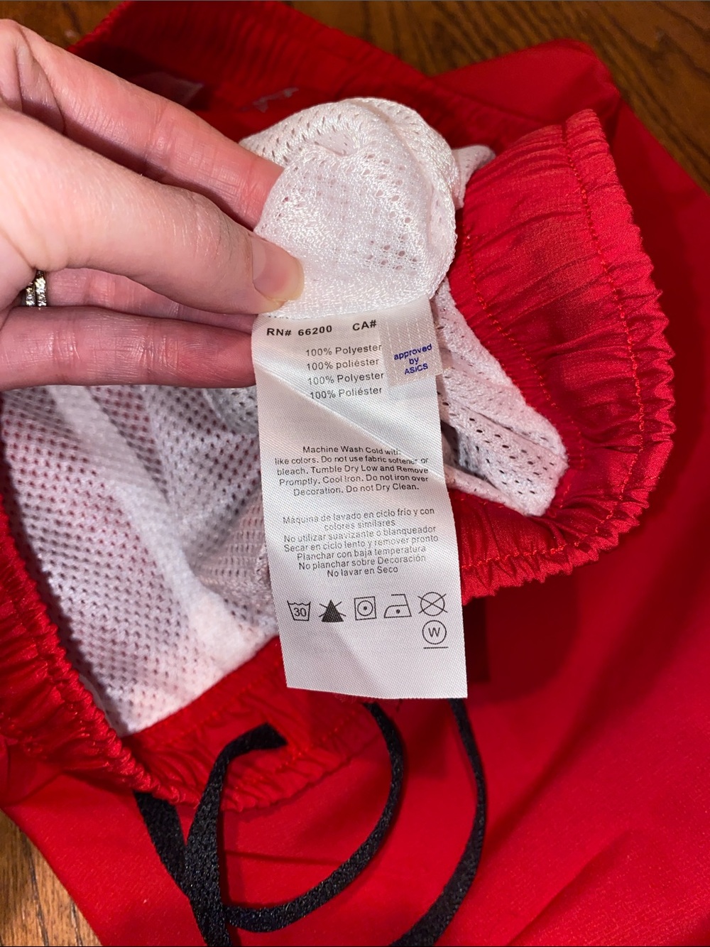 ASICS Red Trackpants - Picture 6 of 6